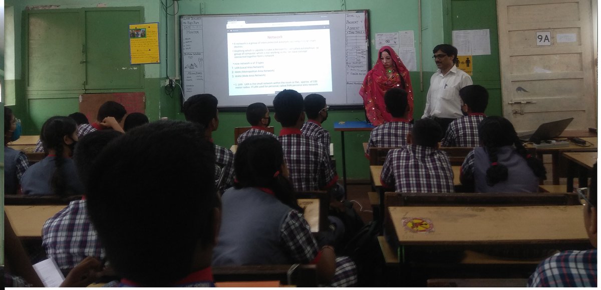 kviitmumbai's tweet photo. Robot Shalu teaching in the classroom at KV IIT Powai and the Principal sir is inspecting her class.
#kviit #Kendriyavidyalaya #iitbombay #robotShalu #dineshpatel #kviitpowai
@KVS_HQ @KvsMumbai @EduMinOfIndia @Sonaa_seth https://t.co/ZxPSCUPtiS