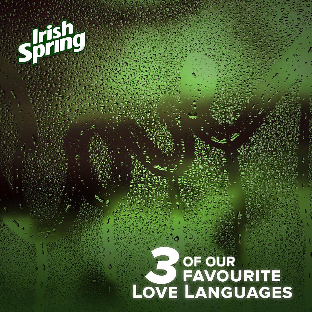IrishSpringNG's tweet photo. Which is your favourite love language? 

 #IrishSpringOriginal #IrishSpringIcyBlast #IrishSpringAloe #BathingSoap #IrishSpring https://t.co/09O43G4GIb