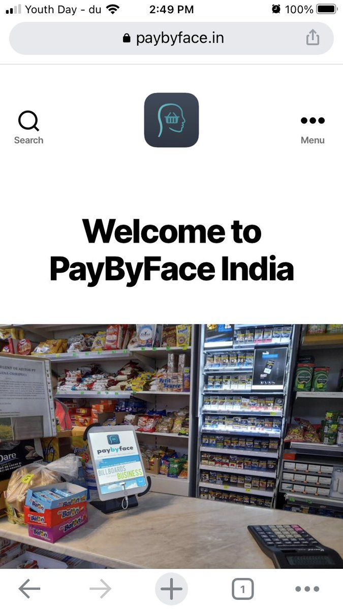 PayByFace tweet media