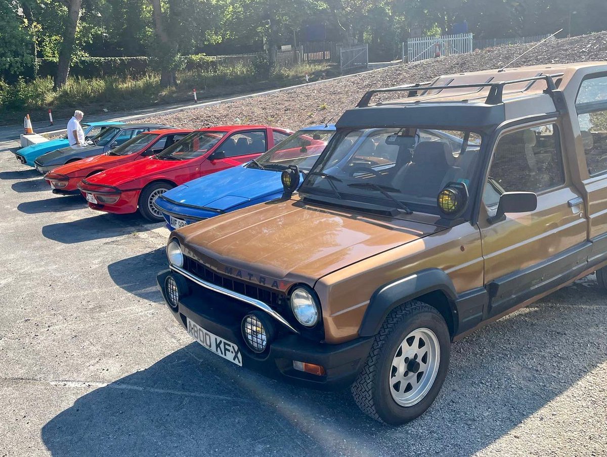 car_british's tweet photo. A few pictures of the #MatraSimca Club who have joined us today. 😎
#classiccars #carlovers https://t.co/WaPoYMu6op