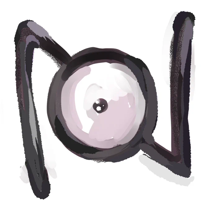 #1日1ポケモン #ポケモン #ポケットモンスター #Pokemon   #らくがき1日1ポケモン #1日1絵 #らくがき #イラスト #金銀 #Unown 【201 #アンノーン #アンノーンN】(982日目) 