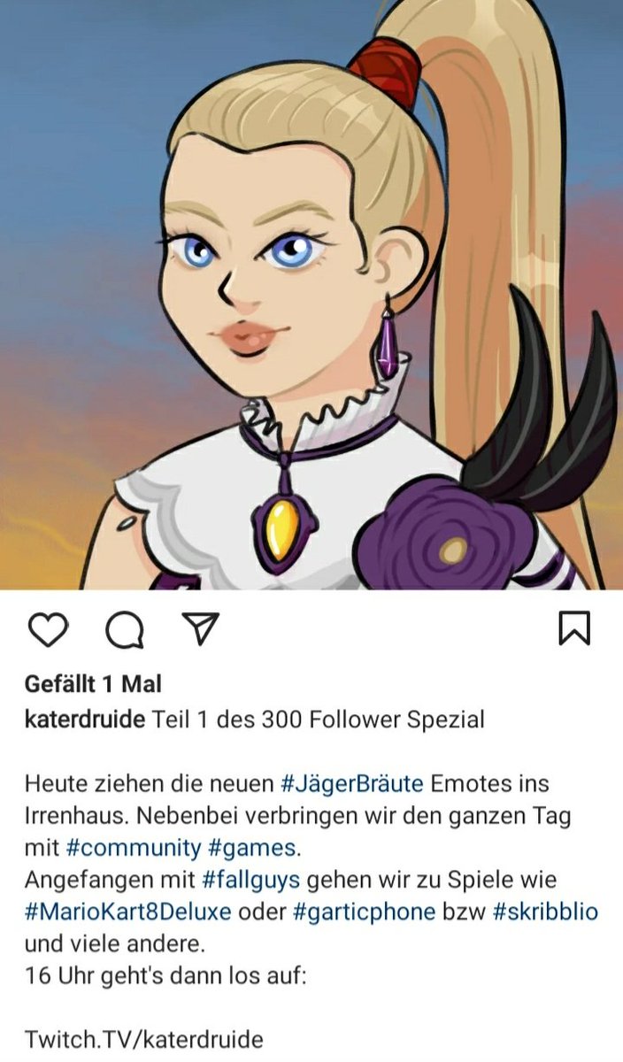 DruideKater's tweet photo. #gaming #streaming #TwitchDE #twitchstreamer #jägerbräute #jägerbräuteontour https://t.co/qLvp9YrbXe