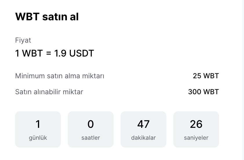 GodfatherGems's tweet photo. Avrupanın ön büyük borsası olan @WhiteBit kendi coinini yarın ön satışa sunuyor.Zarar ettirecegini sanmıyorum alım miktarı da en fazla 300 #WBT oldugu için satış baskısı olmayacaktır.Kayıt olup alım yapabilirsiniz. Son 24 saat kaldı. #whitelist #presale

https://t.co/H7cw8oo8Ib https://t.co/Q7RoSUvkqW