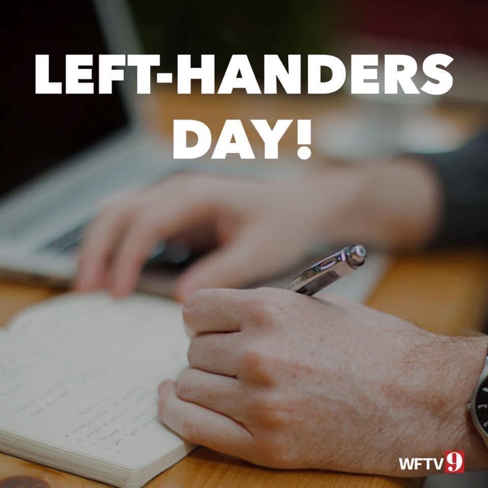 It’s Left-Handers Day!