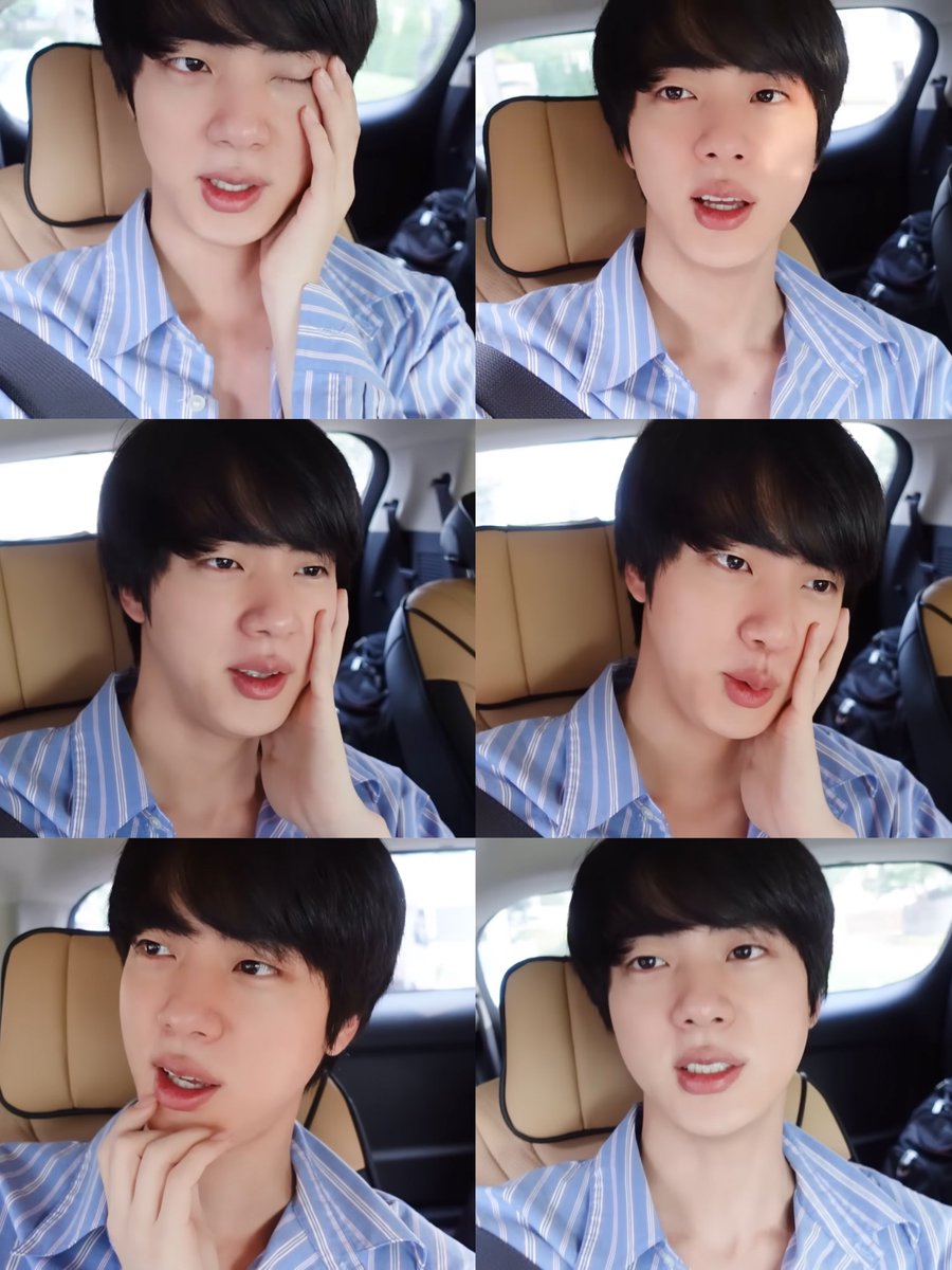 barefaced seokjin is the prettiest