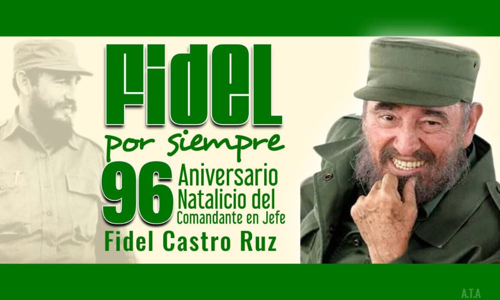 "De una patria, como de una madre, nacen los hombres" José Martí... 
¡¡¡FELICIDADES COMANDANTE!!!. SOMOS TU CONTINUIDAD.
🇨🇺💯♥️