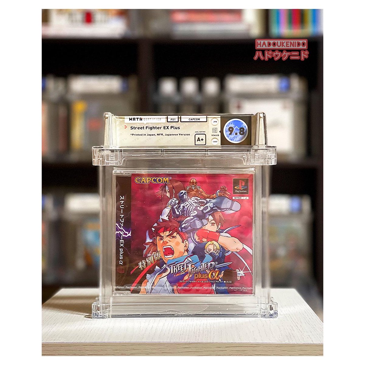 hadoukenido's tweet photo. Street Fighter EX Plus alpha Prize version 

In 1997 a competition was held by Famitsu

The top 10 players for each character received a copy of this game making it limited to 230 copies

Here is one that remained sealed
#Streetfighter #hadouken https://t.co/3YnP85de5K