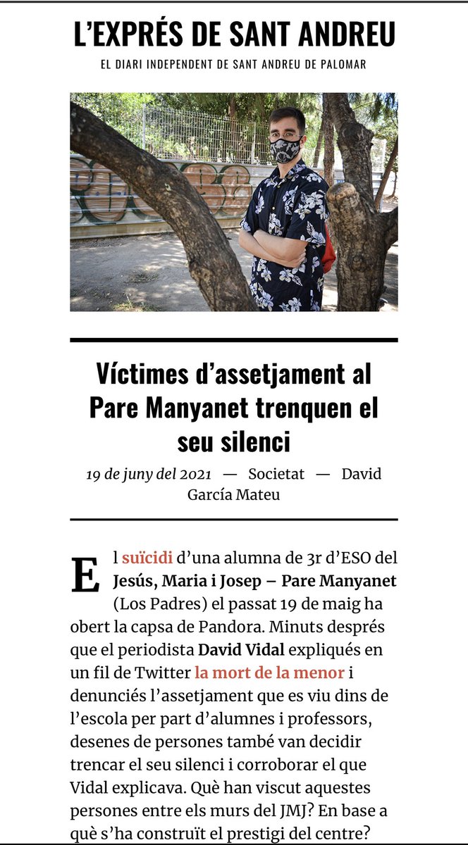 JMporKiraLopez's tweet photo. No solo mi hija Kira sufrió bullying en Manyanet, y aunque pocos denunciaron haber hay más denuncias. Y aun así tengo que soportar de los “manyanetistas” que todos mentimos, y que mi hija se suicidó porqué si. https://t.co/1HDe9hwALY https://t.co/rf5TiiE3Wo