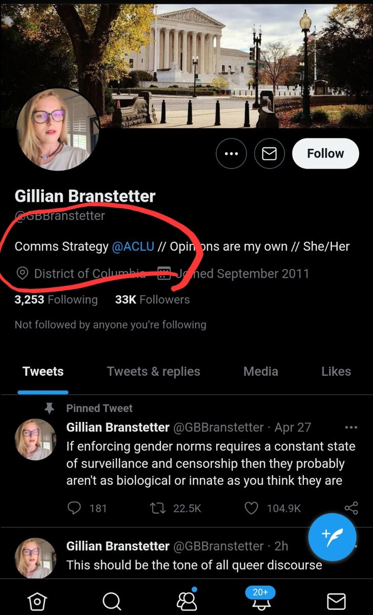 ThatUmbrella's tweet photo. MSM and the ACLU OPENLY pushing Amber Heard's PR propagandists. 

Here's ACLU communication strategist OPENLY involved in this newest Amber Heard PR push. https://t.co/isJyMTjgmR