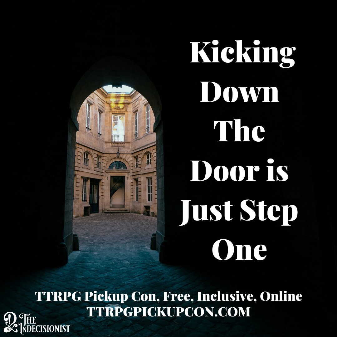 Are you ready for more adventure, stories, and epic battles in your life? Sign up to play in TTRPG Pickup Con. The next event is coming up on the 19th through 21st of August. Seats are available for players of all experience levels. 

ttrpgpickupcon.com
#ttrpgfamily #TTRPGs