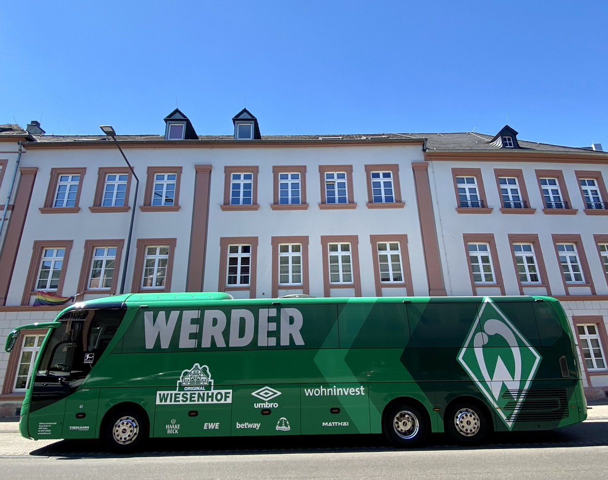 Besonderen Besuchern in Trier heute <a href="/werderbremen/">SV Werder Bremen</a> #AberwaruminTrier
