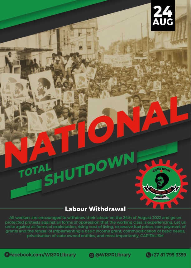 Let's disturbe capitalism, withdraw our labour