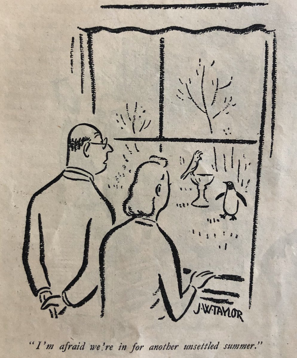 John Whitfield Taylor (1908-1985), in Punch, 1945 