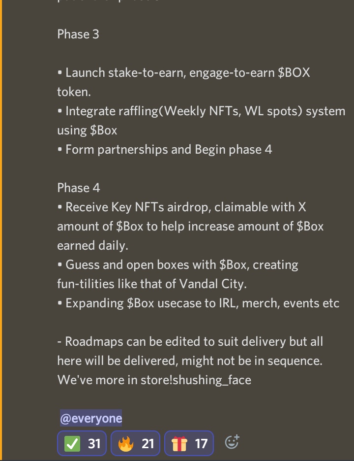SOL_BoxHeads's tweet photo. Our BoxMap looks detailed ❤️
Up next is litepaper!

To remain bullish, 10 WL spots Giveaway are attached to this tweet!

To participate:

- Follow, like and retweet
- Tag Fellow Humans

#SolanaNFTs #Solana #NFTGiveaway #NFTCommunity https://t.co/TEzvbYQs4w
