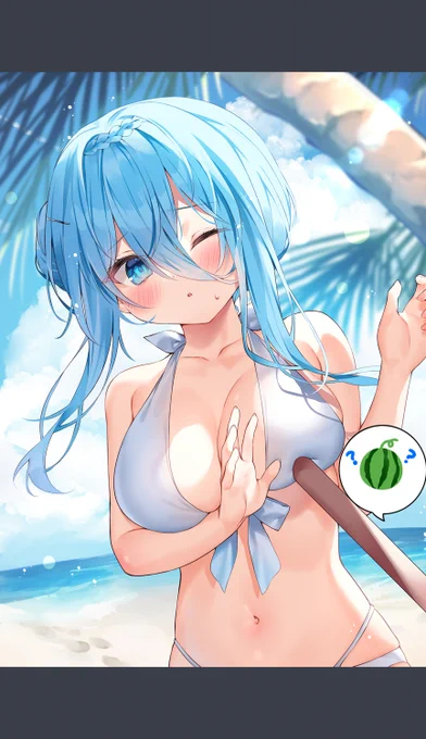 いや、そうはならんやろ【82】
「先輩、スイカはあっちです」💦 