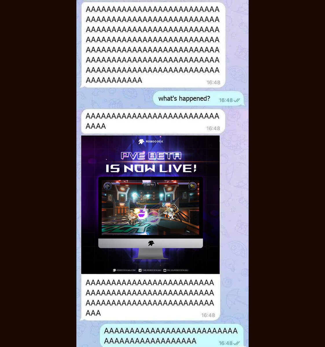 RobocockUWU_PH's tweet photo. It's time to be alive!
PVE Beta is now available for all players!
Download here:
https://t.co/43eYwXpRvj

Check out more details and instructions here: https://t.co/MQtsyH24sf

#PVEBeta #PVEBetaTest #RobocockUWU #Robocock #PlayToEarn #P2E #NFTGame #Omniverse #Cockfighting https://t.co/B89Btpv5ll