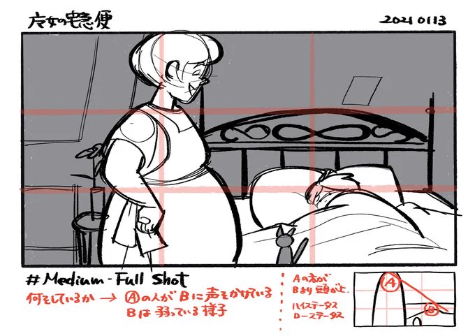 要するに、フィルムスタディーをすると自分が伝えたいことを画(ビジュアル)だけで伝えられる方法を知れる!ということです。
 
フィルムスタディーも、ジェスチャードローイングと一緒で、あまり時間をかけず、ザッざか描いていけるので、気軽に取り組めますよ。

#ふくろうセミナー
#3つ勉 