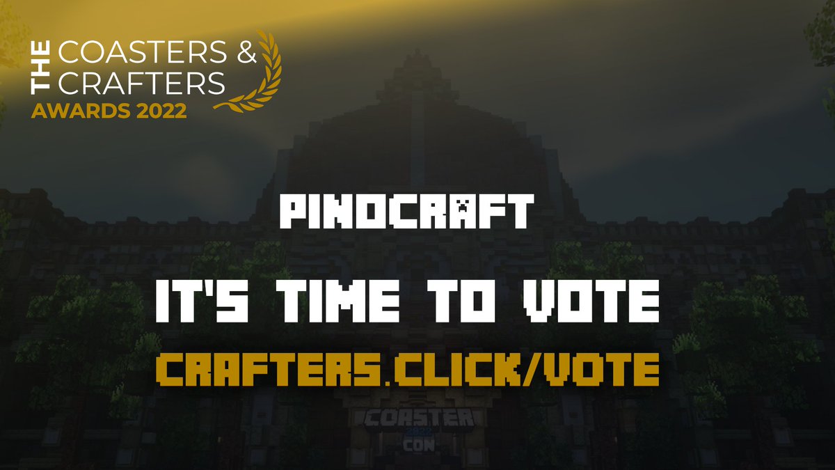 PinocraftPs4's tweet photo. 🇬🇧:
Good news, we are participating in Coaster Con 2022. You can vote on our nominated categories. 

Thank you @Coasters_Craft,

🇳🇱:
Goed nieuws, we doen mee aan de Coaster Con 2022. Je kunt stemmen op onze genomineerde categorieën.

 Bedankt @Coasters_Craft, https://t.co/L46tkLT3cG