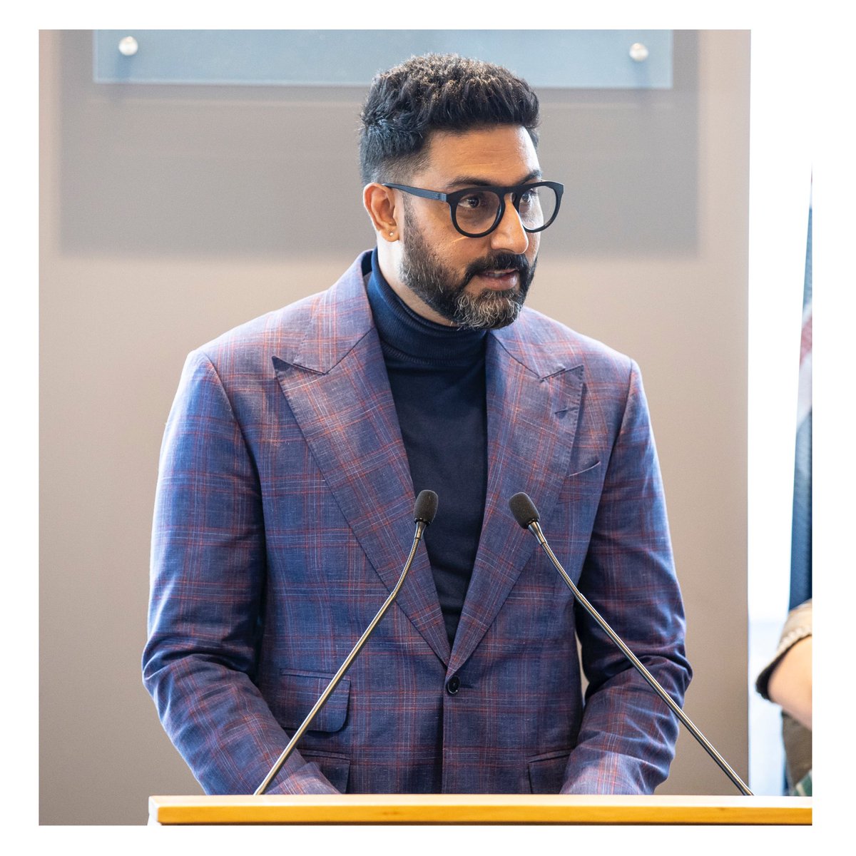 BachchanJrFC's tweet photo. The  press launch of Indian film festival of Melbourne 2022✨ 
@IFFMelb @juniorbachchan 💚

#IFFM2022 #AbhishekBachchan https://t.co/hCzgbJavnH