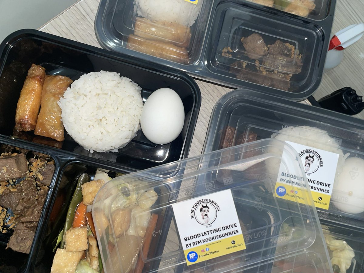philredcross's tweet photo. 🍱💧 Dosirak style meals, Pocari Sweat drinks, and other goodies in loot bags were given to today’s amazing blood donors.
#BTSARMY #bfmkookiebunnies #BloodPH https://t.co/Yu7GUWYRFp