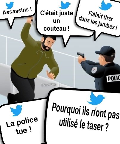 FemmeD1flic's tweet photo. #Police
[Policiers 👮 contre forcenés munis d'un couteau 🔪]

🗣"Il fallait utiliser le taser".
🗣"Il fallait tirer dans les jambes'.
Etc.

Pourquoi certaines affirmations ne sont pas toujours possibles/réalistes ?
#Thread https://t.co/9aVgO9AdPi