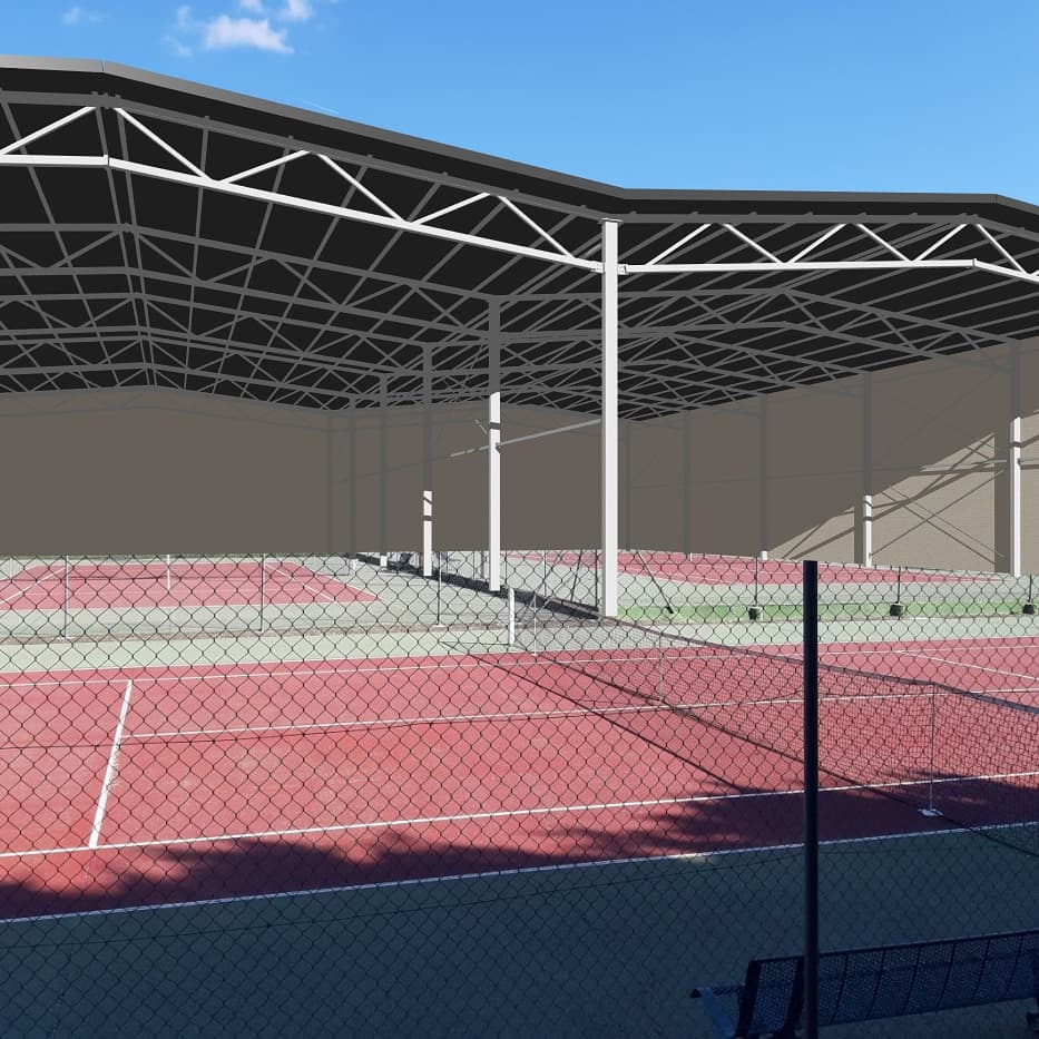 VertsunPV's tweet photo. - @VertsunPV très heureux de travailler avec 2 nouvelles communes pour la couverture #sportovoltaique d'équipements sportifs #tennis #petanque 
@Ambronay_CCR dans @Departement_AIN et #bignoux @Grand_Poitiers 

Autres communes à venir prochainement https://t.co/IeLnXXb9Io