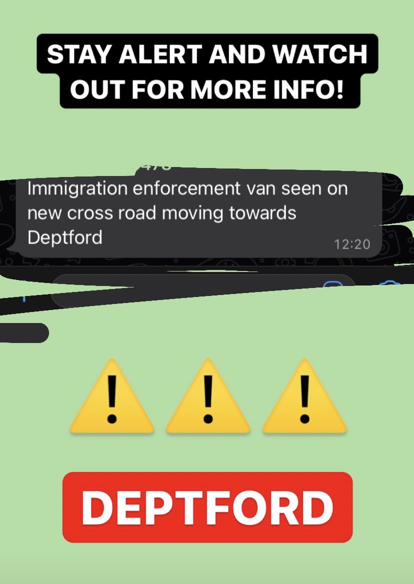 Lewisham_AR's tweet photo. @Deptford_AR WATCH OUT FOR MORE UPDATES @AntiRaids https://t.co/Z3oDJkq4Uf