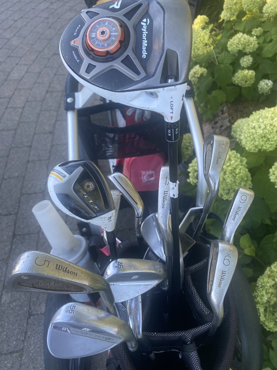 Jeff Mills (@jmillscpga) on Twitter photo Club Championship weekend at <a href="/GolfWildfire/">Wildfire Golf Club</a> . This set belongs to a Champ Flight player and if he wins we are buying him new clubs! 😁 Club Championship weekend at <a href="/GolfWildfire/">Wildfire Golf Club</a> . This set belongs to a Champ Flight player and if he wins we are buying him new clubs! 😁