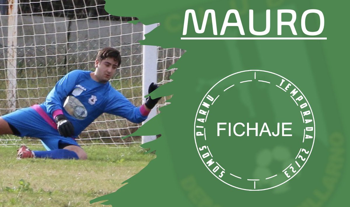 Fichaje 💚✍️  Mauro
Cerramos la portería de Las Torres con la incorporación procedente del Raíces de este joven portero. Mucha suerte en esta nueva etapa 🙌
#somospiarnu