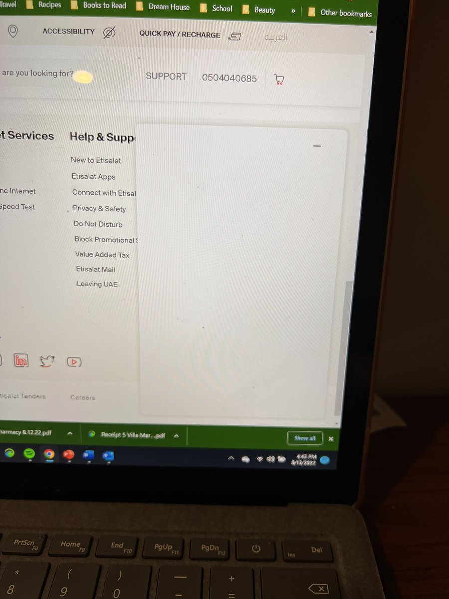 JessieLowry's tweet photo. @etisalatUAE you are making it impossible to chat with someone.  I’m traveling, paid, even paid double for roaming and it still doesn’t work. Fix this immediately please. These are pictures of your “Live Chat” https://t.co/tMpZ3cWV6l