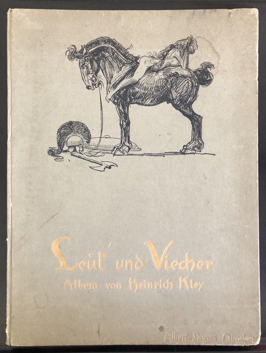 This 1907 Heinrich Kley album, is for sale. 29,5 x 39,5 cm. 64 pages. If `seriously' interested, and more information, please DM...