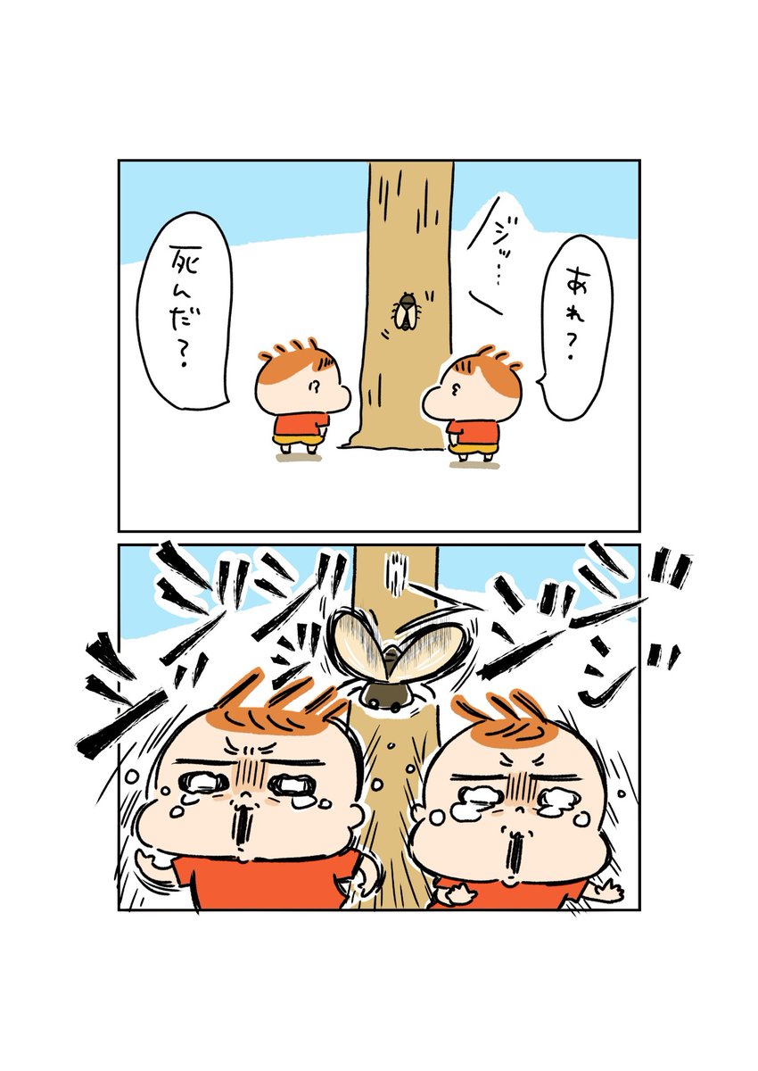 おーい!セミー!👶👶
⚠️虫のイラスト有り 