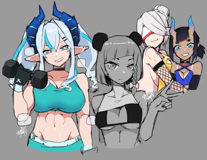 thank you all coming today~heres today's stream redeem art 