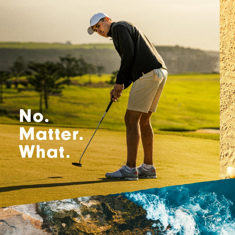 FootJoyEurope's tweet photo. Playing golf in the heat? ☀️
Make sure you’ve got all the essentials to keep cool and comfortable on the golf course.
Tap below to explore the best warm weather golf gear.
#WITTB