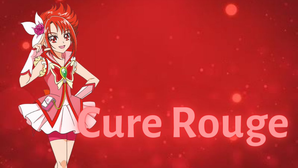 carachan2001's tweet photo. Precure Go Cheerful Crew ❤️ Members! (PART 2)
Rin Natsuki/Cure Rouge
Laura Lamer/Cure Lamer
Saki Hyuuga/Cure Bloom
#precure #prettycure #glitterforce #precureallstars #curelamer #curebloom #curerouge https://t.co/kzsM5cRWA2