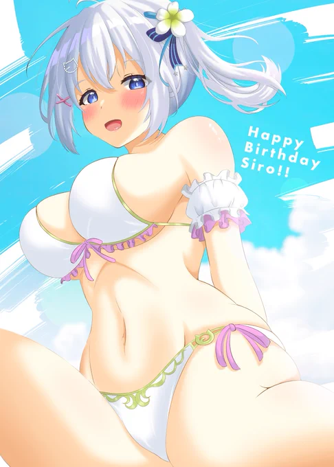 #シロ生誕祭 #SiroArt5周年!!シロちゃん、お誕生日おめでとうございますこれからもずっと応援しています! 