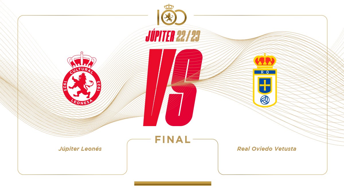 🦁𝗝𝘂́𝗽𝗶𝘁𝗲𝗿 𝗟𝗲𝗼𝗻𝗲́𝘀 🦁

#JúpiterLeonés 4-1 <a href="/RealOviedo/">Real Oviedo</a> Vetusta 

⚽️ Vallecillo, Óscar, pp y Diego 

#CultuAcademia