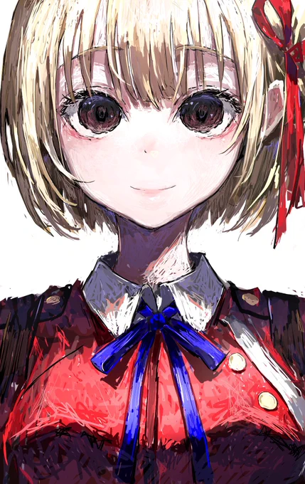 錦木千束ちゃん描きました!#リコリスリコイル #リコリコ#アニメ #イラスト 