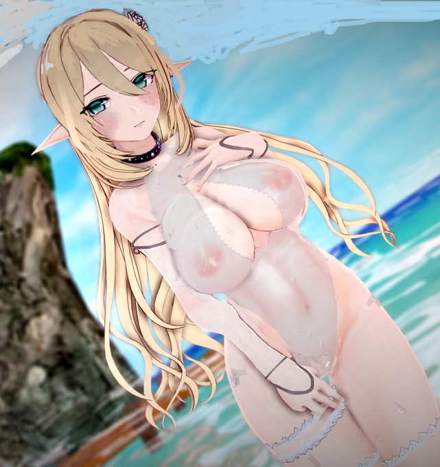 毎度金髪スケスケエルフ 