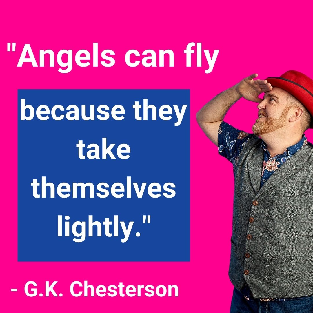 thelaughterman1's tweet image. One lesson we can learn from angels is how to take ourselves lightly. Sometimes we take life seriously, and we forget to present the moment. 
Do you take yourself lightly?

#PeteCannTheLaughterMan
#HowToGetMoreDone
#HowToBeMoreProductive
#productivityHacks