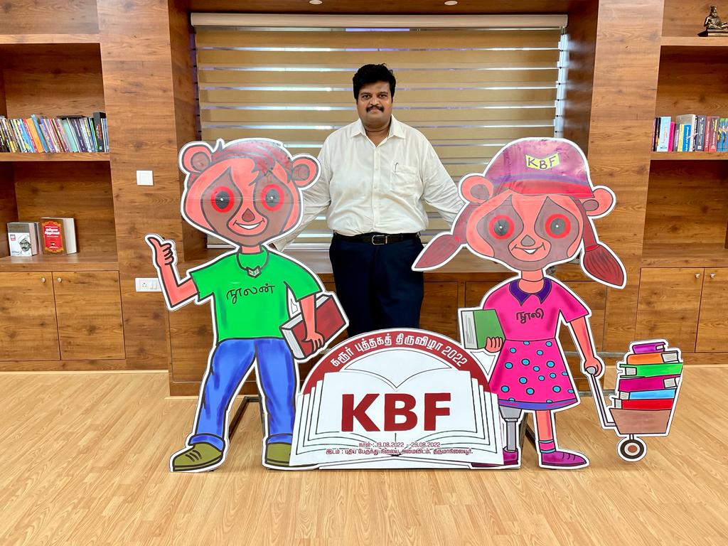 prabhusean7's tweet photo. Today launched d mascot of d upcoming Karur Book Festival - NOOLAN & NOOLI, the book loving Slender Lorises as Kadavur hills of Karur are their largest habitat in South Asia.Nooli is a differently abled girl, symbolising inclusivity & equality. Created by yours truly & my kid. https://t.co/g0cSmopjGj