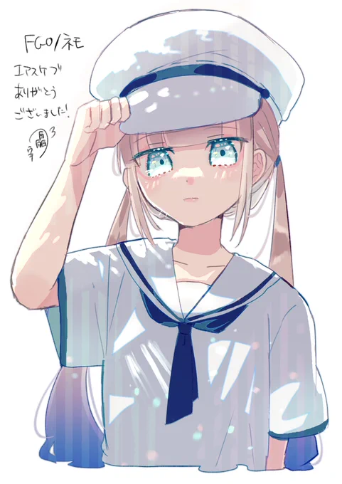 FGO∕ネモストームボーダーシアターのコンセプトアート服エアスケブリクエストありがとうございましたー!!! 
