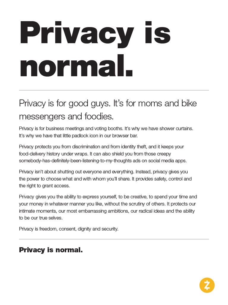 ZingBuzz's tweet photo. Privacy is for everyone.  Privacy is for moms and bike messengers and foodies too.
#PrivacyForEveryone #Zing https://t.co/hnuV9zDWeA