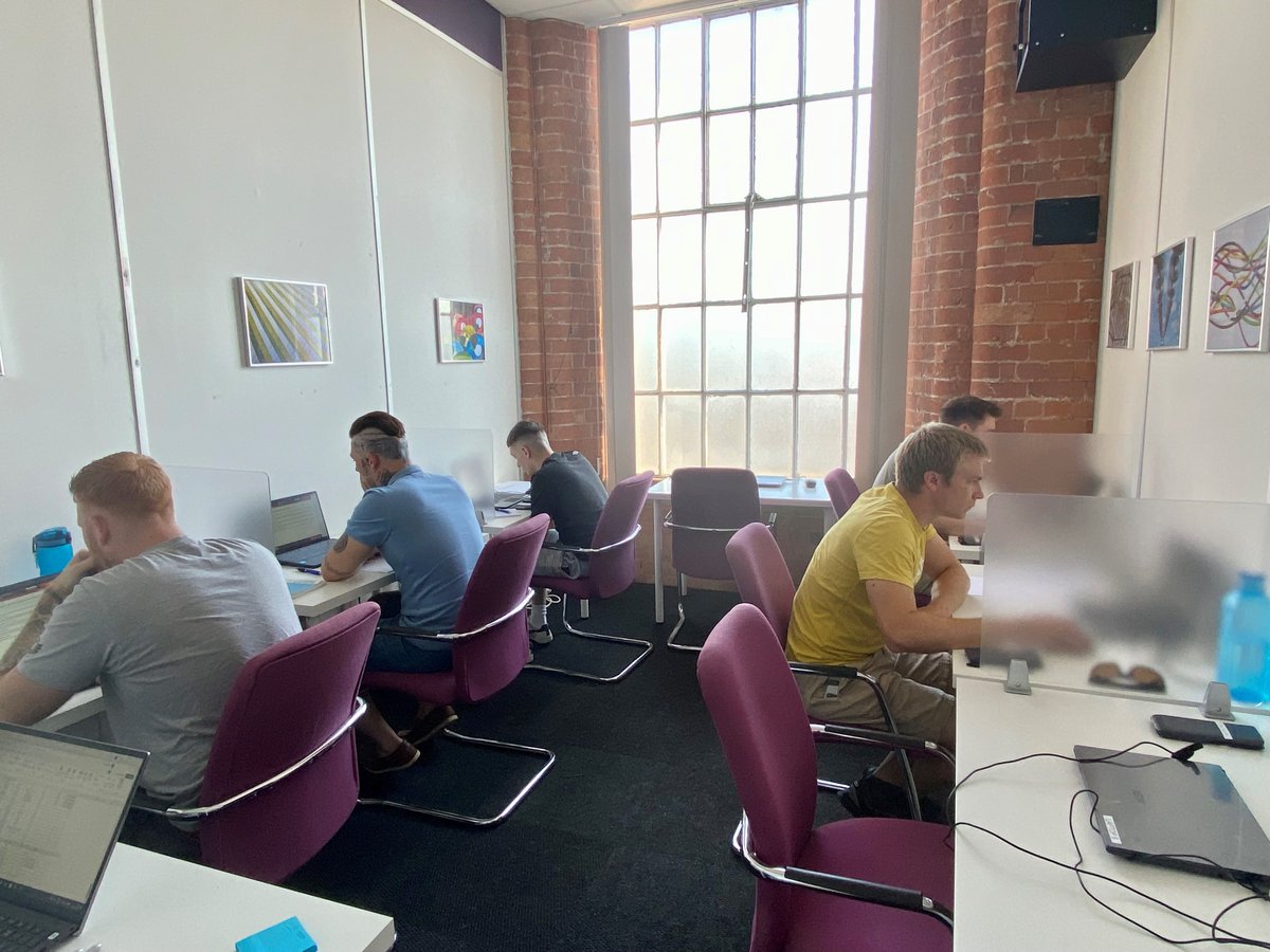 We are making the most of the air conditioning in our exam room today!

With the flexibility to sit exams at weekends our hybrid learners can fit their studying around other commitments. 
 totalskills.co.uk 

 #flexibletraining #hybridlearning #electricalcourses