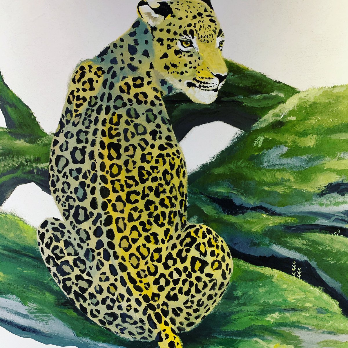 hiromonkey1's tweet photo. 弊社でプロデュース、デザインしている旅館のゲストルームの壁に描いてもらっている動物シリーズ。野口まり子さん作、素敵すぎる!#AMAZA #天然温泉宿 https://t.co/j7OX1o9rZQ