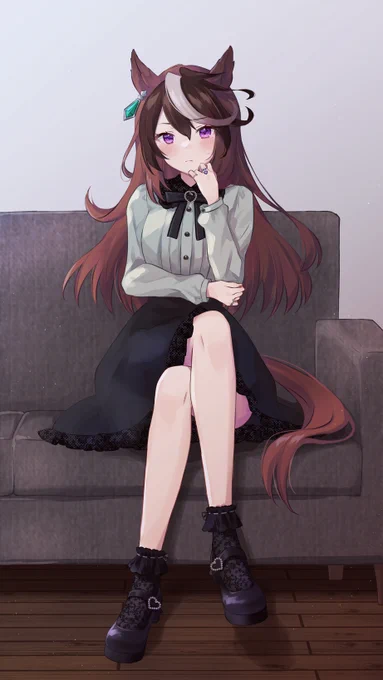 かわいい服着てる会長#ウマ娘#シンボリルドルフ 