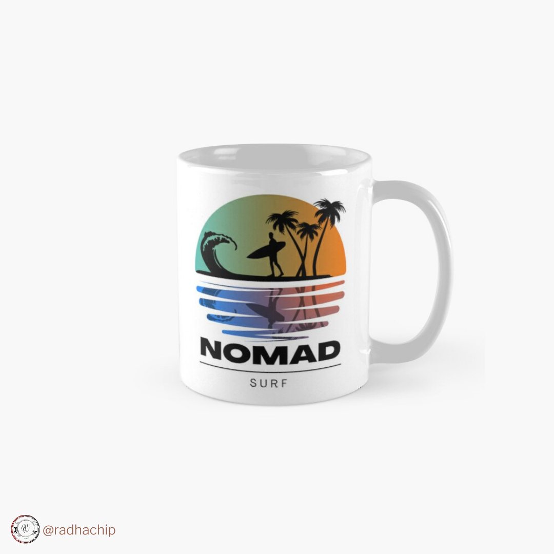 Nomad surf, checkout this coffee mug at rdbl.co/3SLvJVb

#redbubble #hawaii #hawaiisurfing #wavesurfing #nomadsurfer #surfingday #surfinglifestyle #surfing #surfinggirls #surfer #surfingboy #surf #coffeemug #artmugs #artgifts #giftthemart #buyintoart #findartthissummer