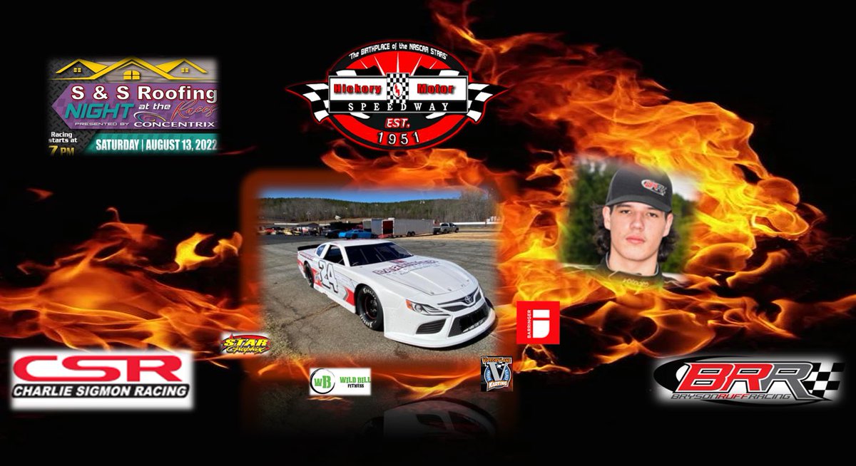 RuffBryson's tweet photo. Race day @hickoryspeedway @barringerconst @VLKCHARLOTTE @wild_bill_80 @StarGraphix https://t.co/KLfVg850XM