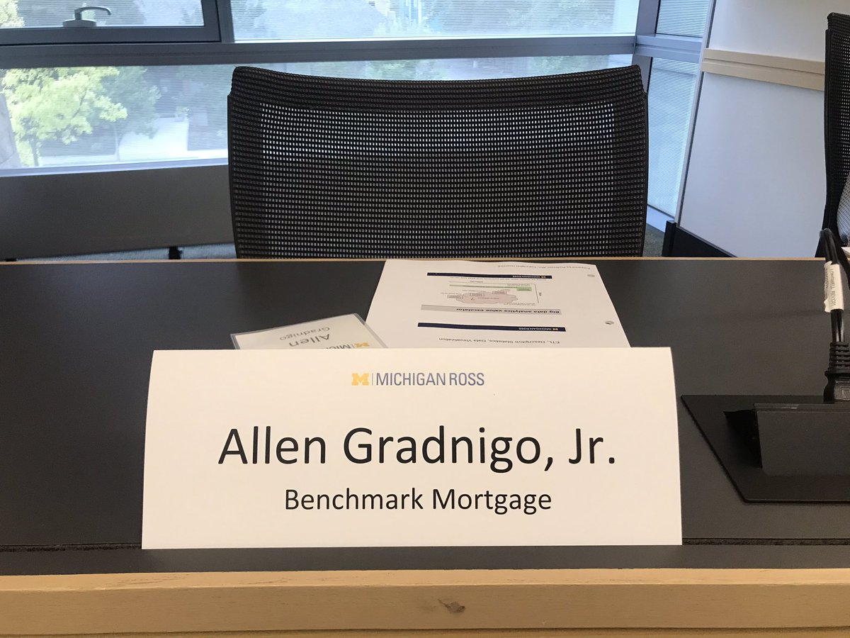 allengradnigo's tweet photo. First morning of weeklong #RossEMBA residency at @MichiganRoss! #loanofficer #westmichigan #veteran https://t.co/tjlgt8MRw8