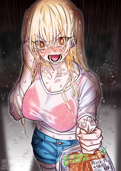 台風とコロッケと少女#オリジナル 